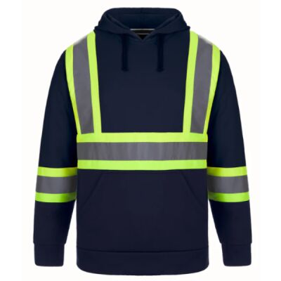 L01375 - Long Haul - Adult Hi-Vis Pullover Hooded Sweatshirt Thumbnail